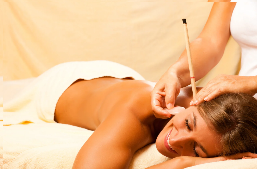 Ear candling auricular therapy